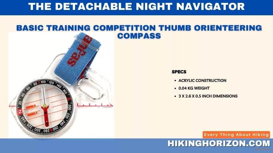 Basic Training Competition Thumb Orienteering Compass - The Best Thumb Compasses