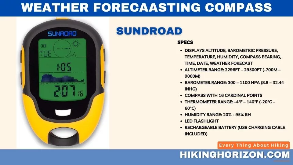 SUNDRoad - Best Digital Compasses For Hiking