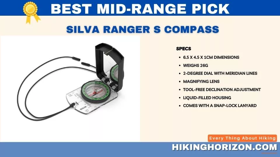 Silva Compass Ranger S - Best Compasses for Hiking Beginners