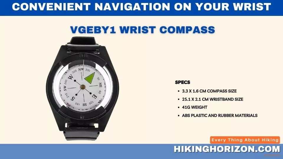 VGEBY1 Wrist Compass - Best Compasses for Hiking Under $10